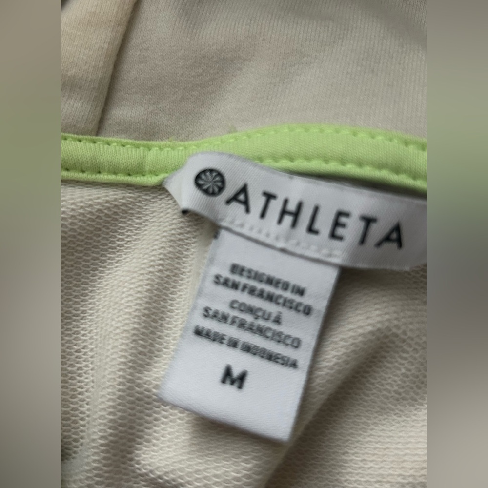 Athleta Hooded Pullover Size Medium - image 6